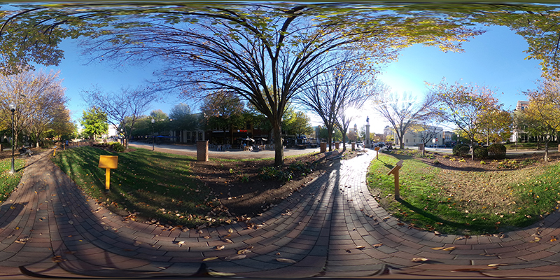 Equirectangular image from downtown Spartanburg SC
