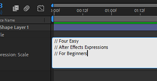 Four Easy After Effects Expressions www.aarondpate.com